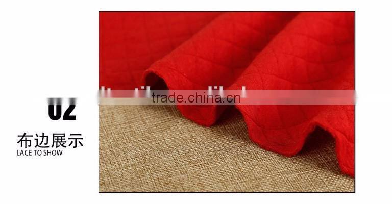 polyester cotton jacquard fabric air layer fabric scuba fabric