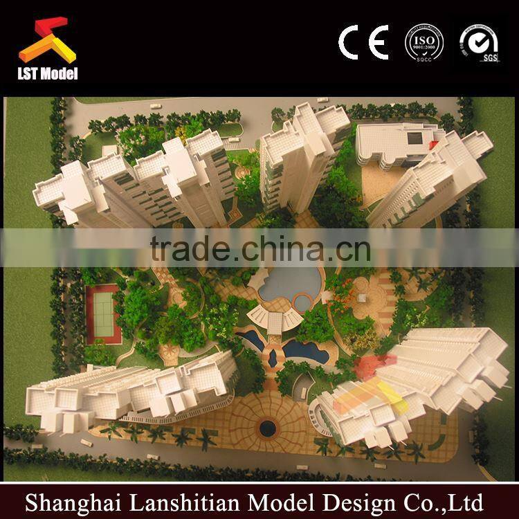 miniature architecture model making of villa house