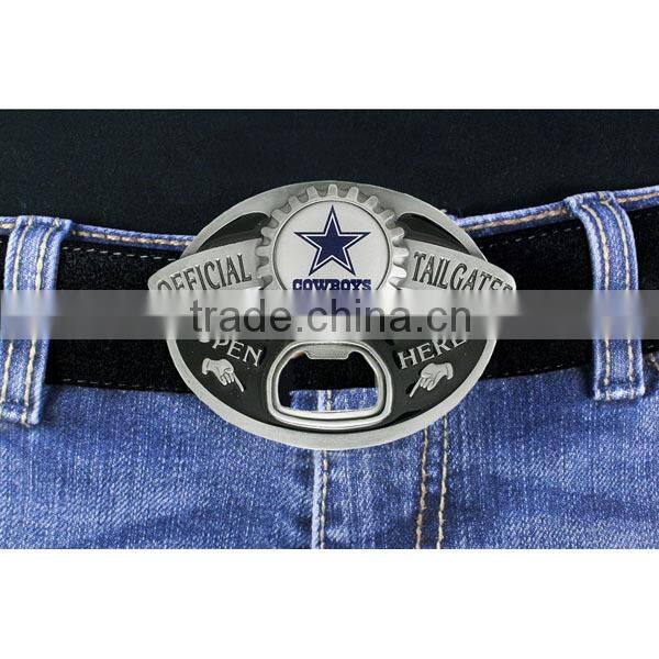 Made In The China Lead & Nickel Free Texas A&M University Aggies "Official Tailgater" Belt Buckle With Bottle Opener
