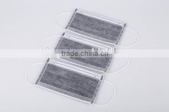 Non woven face mask with active carbon for medical use
