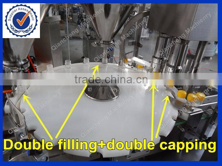 Free shipping automatic powder filling machine,pet bottle powder filling line