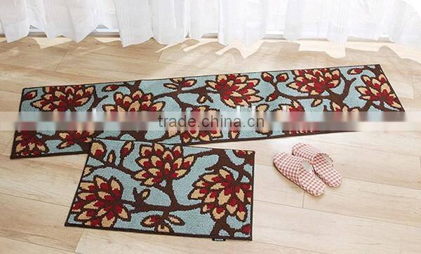 modern luxury pattern custom anti-slip bathroom cow mat