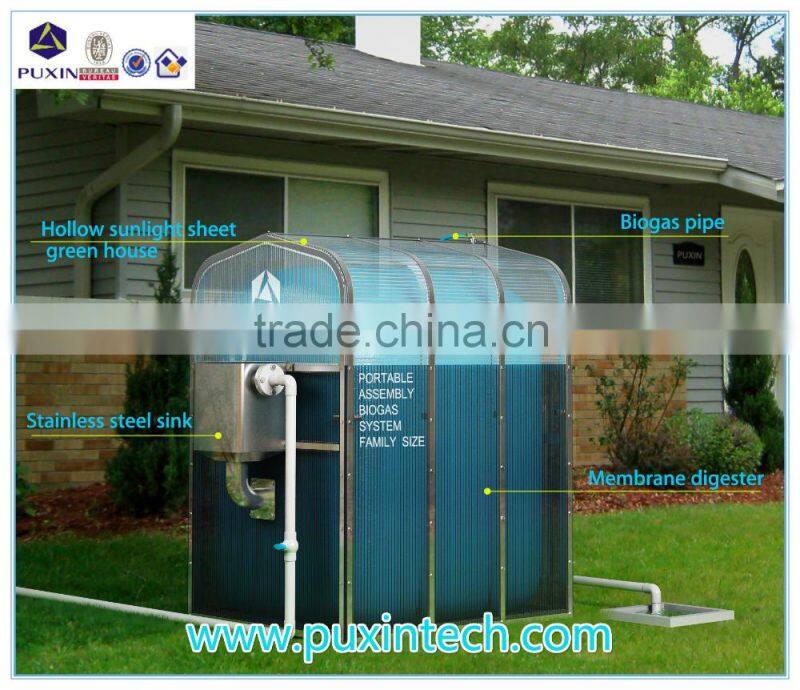 China Puxin Biogas Septic Tank for School Sewage Treatment System