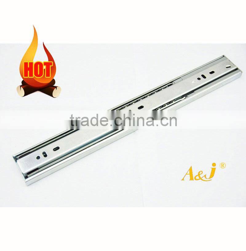 China supplier full extension push open ball bearing furniture drawer sliders