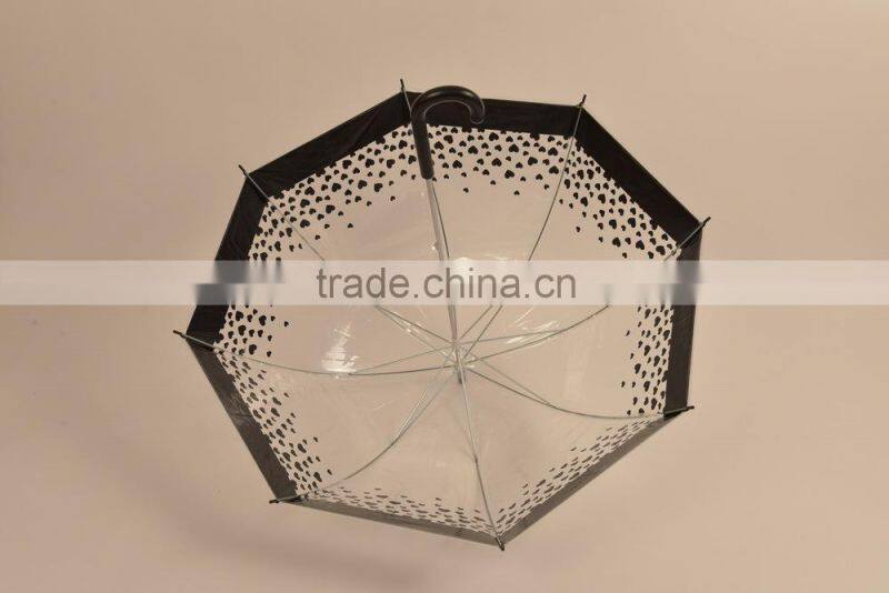 China customized material POE apollo umbrella with plastic handle