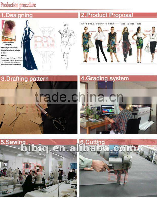 Sexy Women's Long Sleeve Lace Career Dress China Supplier