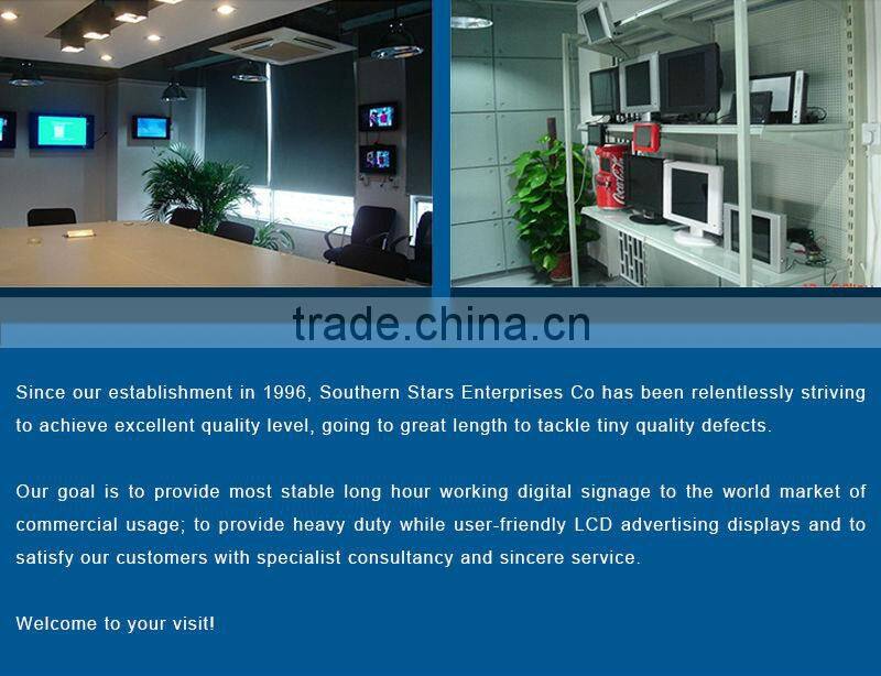 7 inch motion activated open frame video player, pos lcd advertising display