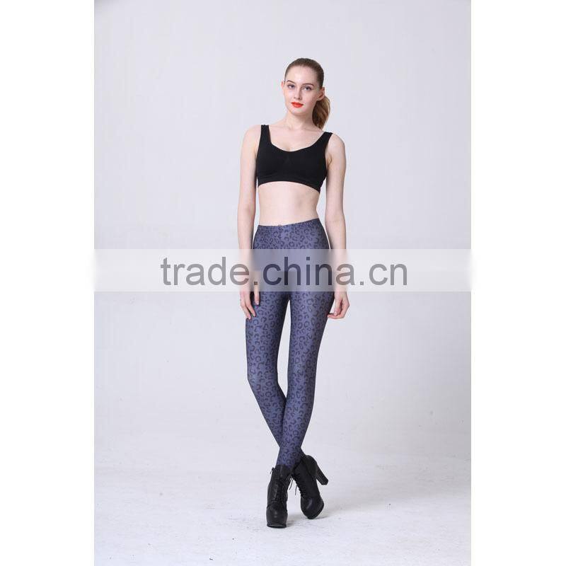 2015 newly women leopard printed yoga leggings