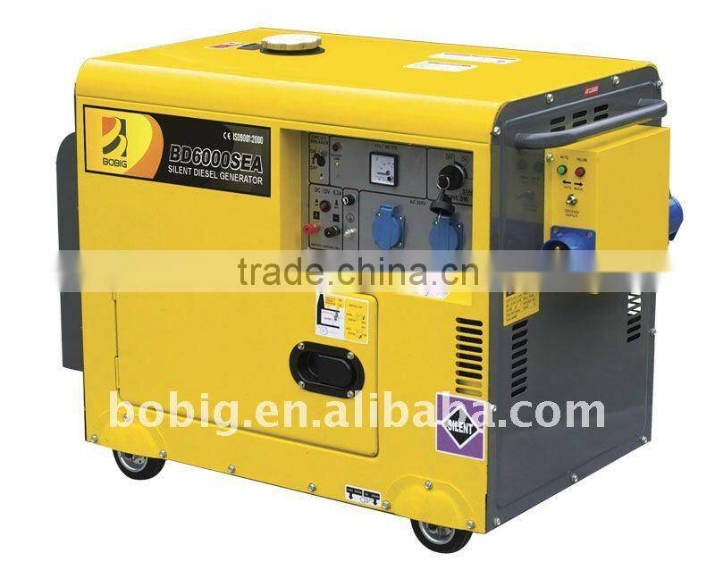 Low distortion 5% Air Cooled Diesel Generator auxiliary power
