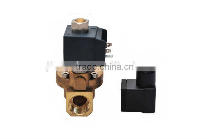 AC 220V FUJI Air Compressor Solenoid Valve 1/2 Inch Normally Open