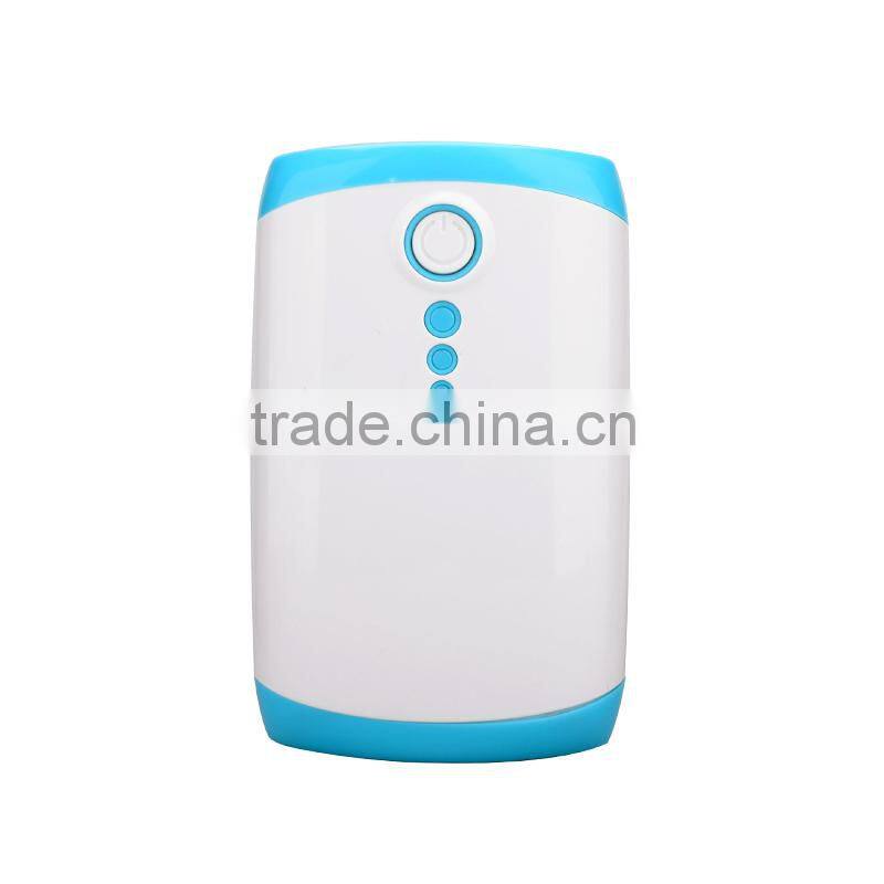 Real capacity led torch light portable power bank 8400mah