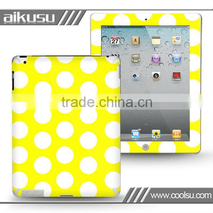 fresh wave point design !!! decorative laptop skin sticker with anti-radiation and waterproof