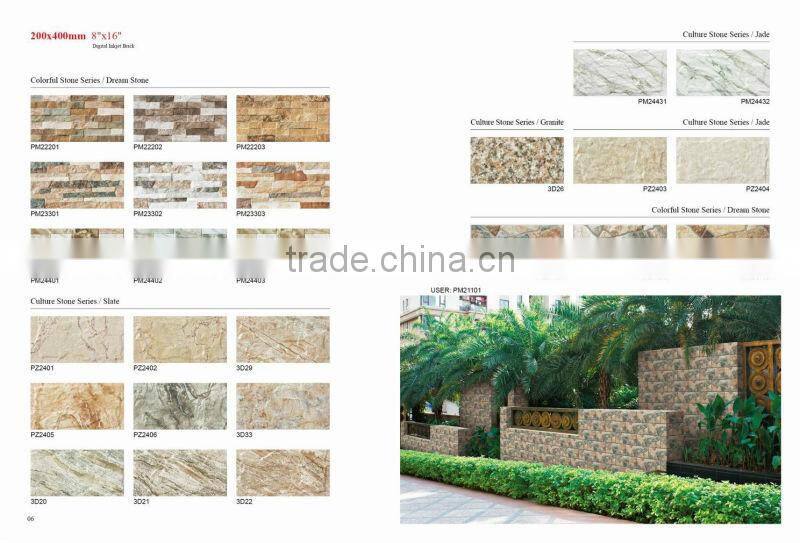 200x400mm(8''x16'')mm new designs stone looke designs