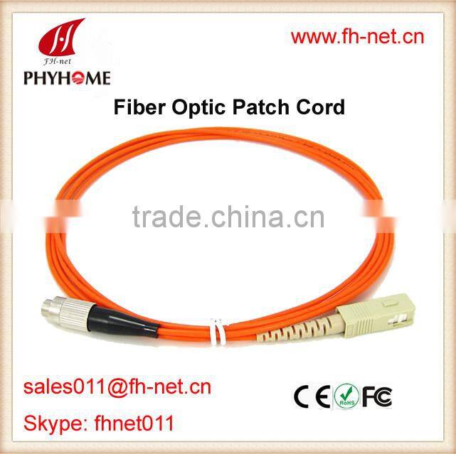 FC Patch Cord Single Mode Simplex FC/PC/UPC/APC 2.0mm 2 Meter