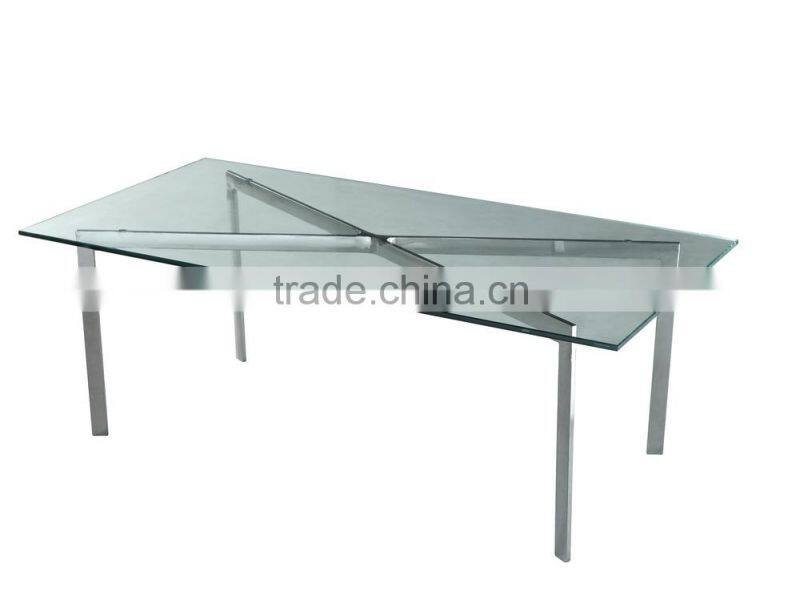brass and glass coffee tables, rotating glass coffee table, square glass coffee table CT-070