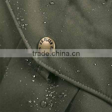 Hooded green winter hunting clothes