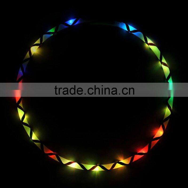 Hot Sale Flashing LED Hula Hoop For Night Use