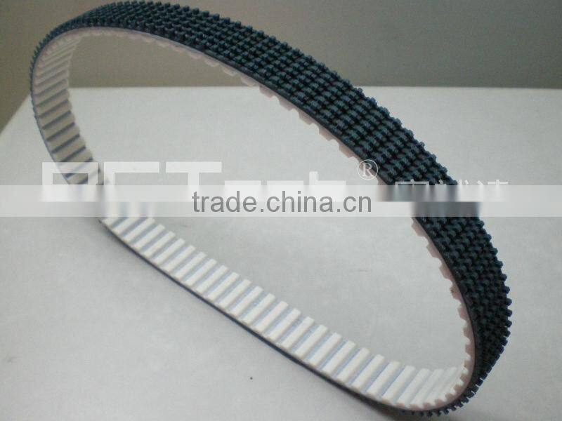 PU timing belt with PVC Rgrip - Dark green