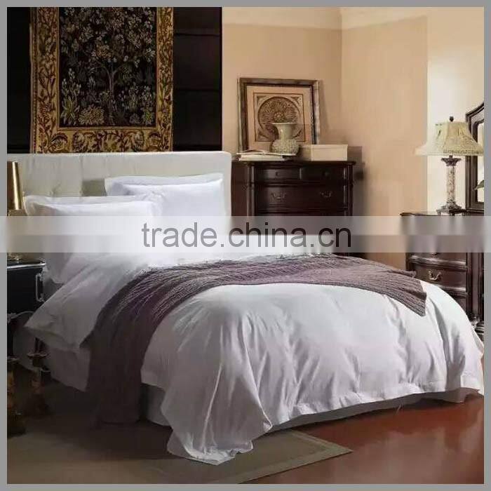 Hot Sale White feather Jacquard Hotel Bed Sheet/ Cotton Hotel Duvet Covers