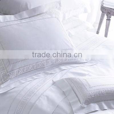 Hand hemstitch bedding set no.1