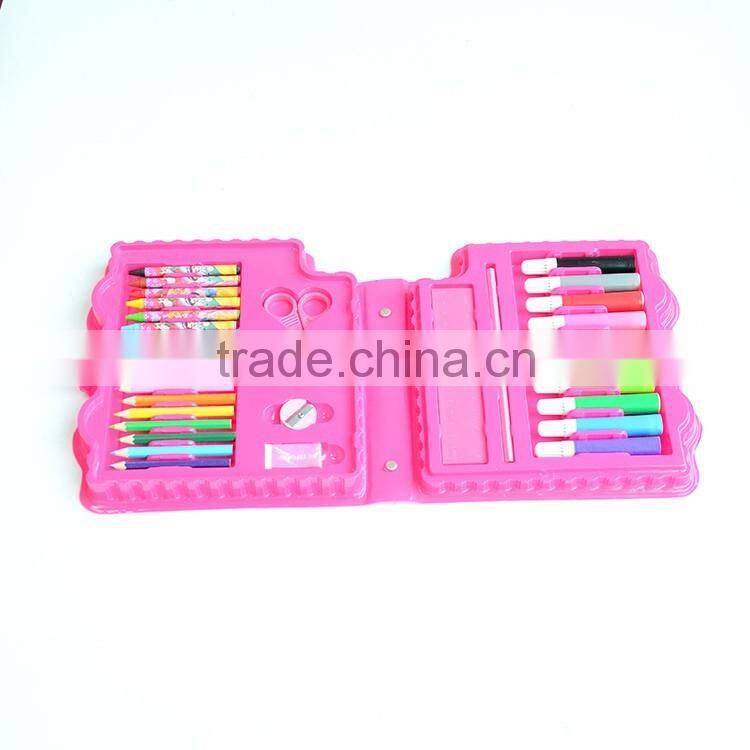 beautiful stationery art set with the small car shape