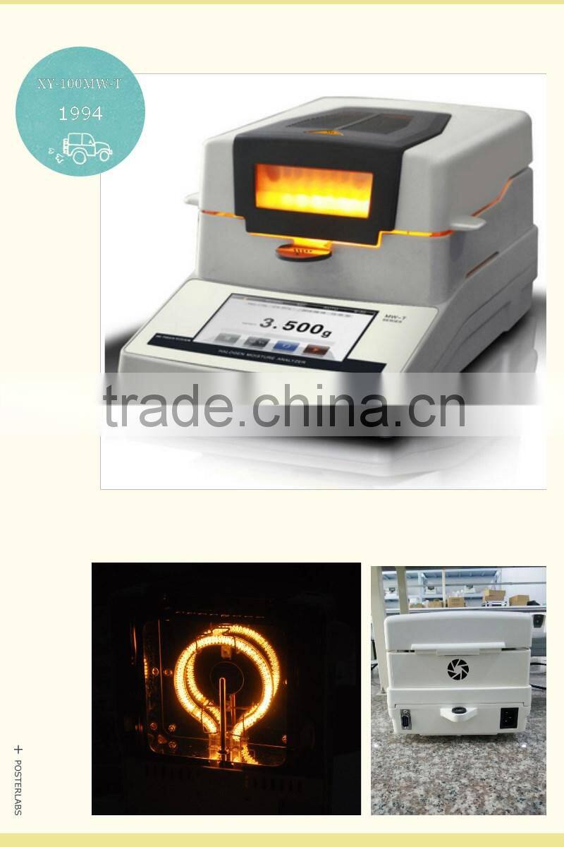 touch screen moringa powder leaf moisture meter