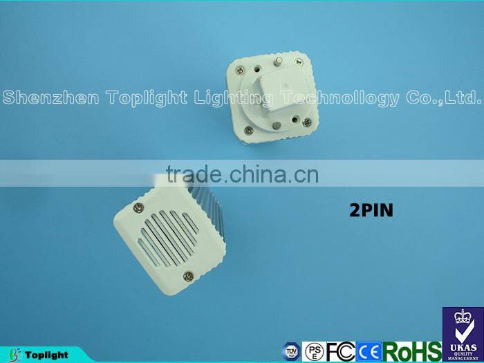 10W LED PL Light 2700k-7000k 2pin/ 4pin PLC LED Light G23/G24 Base