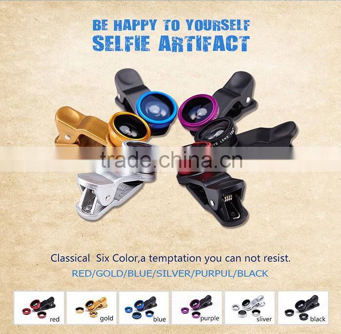 3 in 1 Universal Camera Lens,Fisheye Lens For Samsung S4