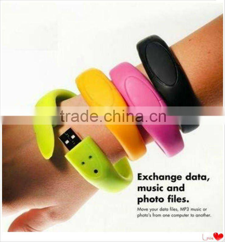 promotional silicon bracelet usb flash drive special USB flash drive