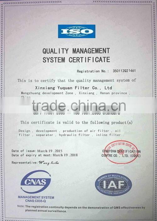 atlas copco compressor spare parts oil separator 2989004500