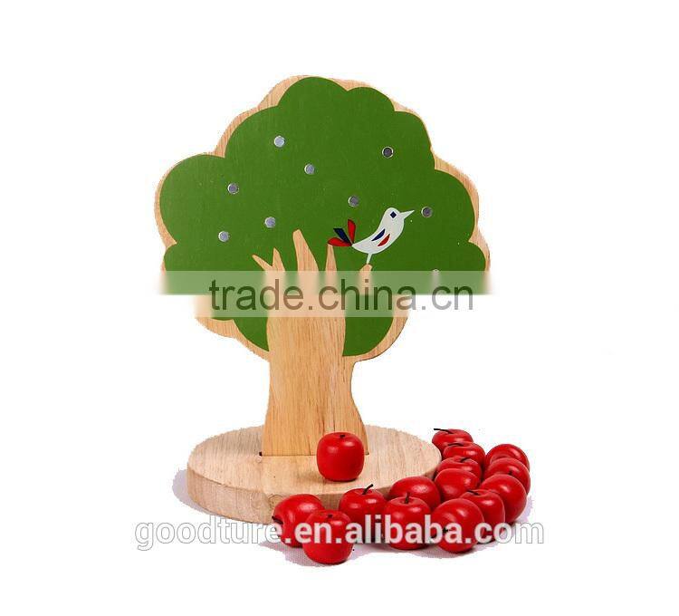Wooden Magnetic Apple Tree