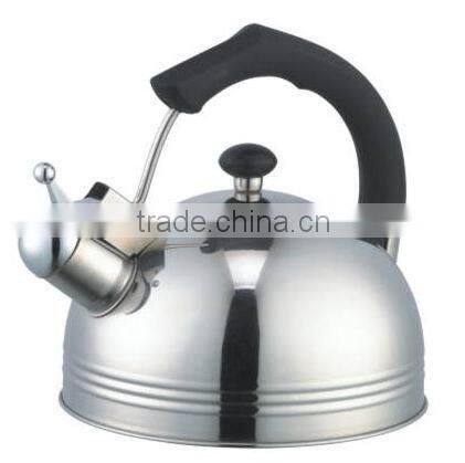 polished heating element pour over whistle kettle/brew kettle for sale