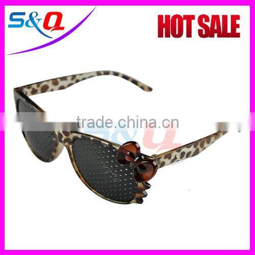 Custom Black Pinhole Glasses with custom logo