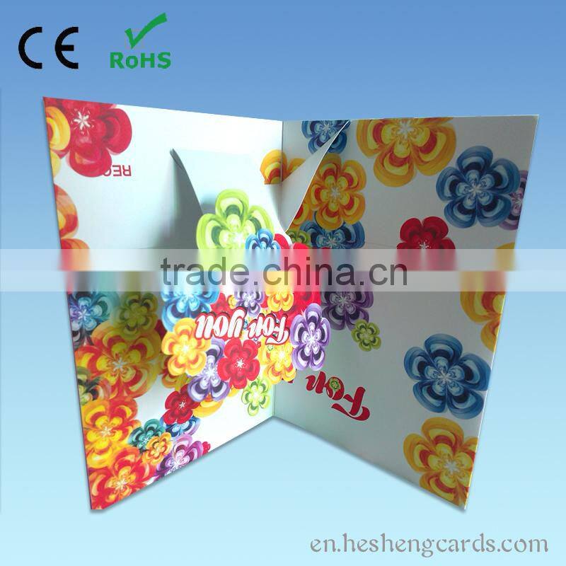 With always online service audio recording greeting card