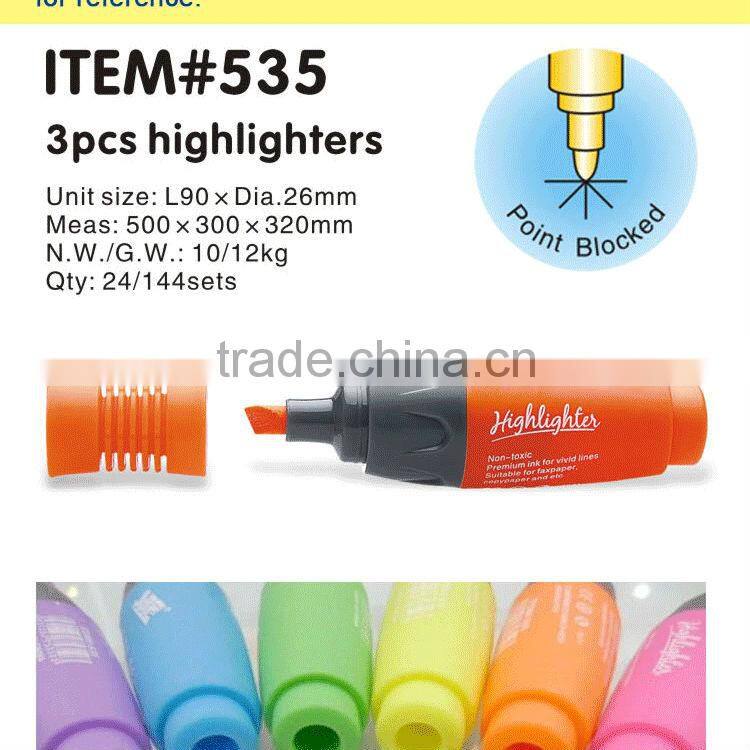 Jumbo fluorescent highlighter marker orange item 535