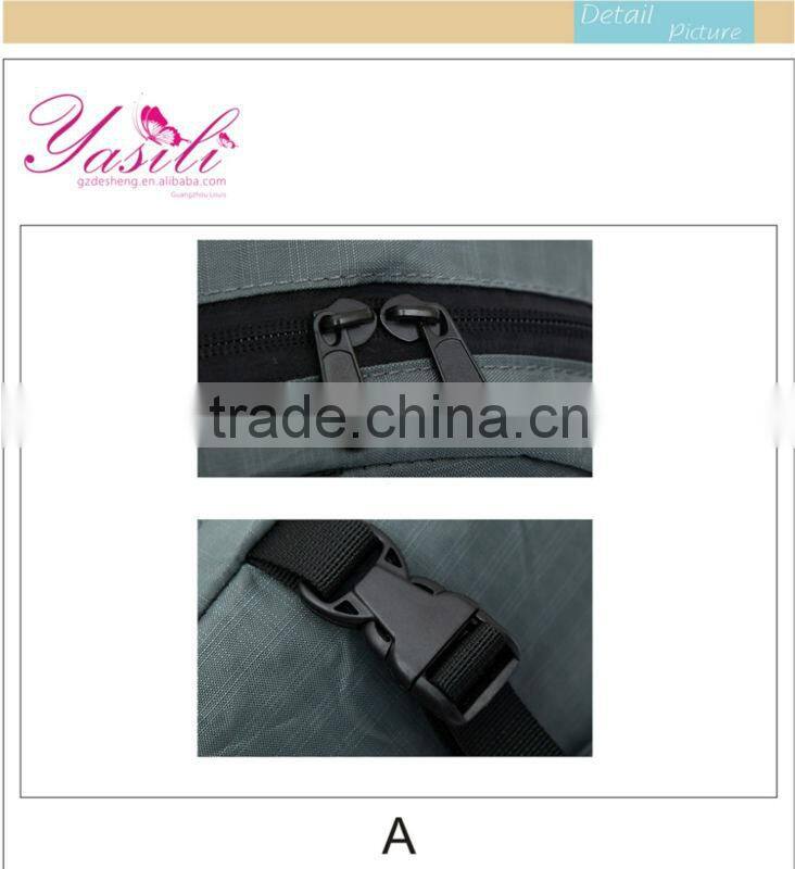 2014 new and fashional backpack beverage dispenser, material polyester folding travel backpack