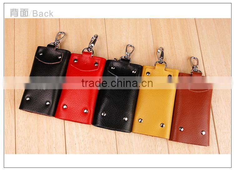 lady key pouch cow leather holder genuine leather key pouch