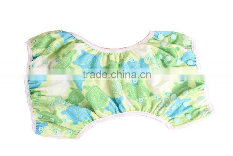 100% polyester wholseale reusable high quality happy flute swim diaper /pant