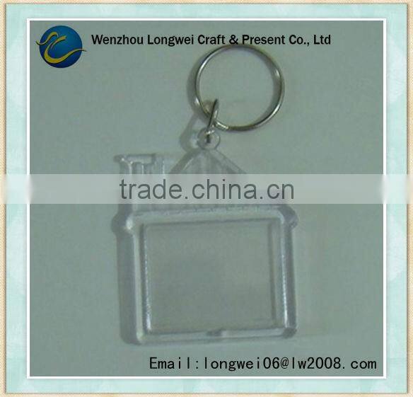 all types of acrylic keychain ring/crystal horse keychain