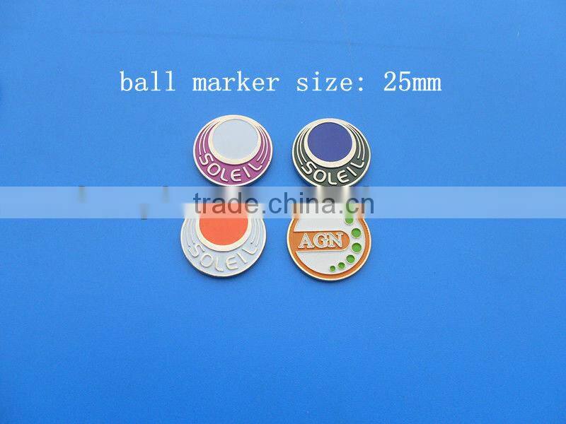 customized metal golf ball marker with magnet
