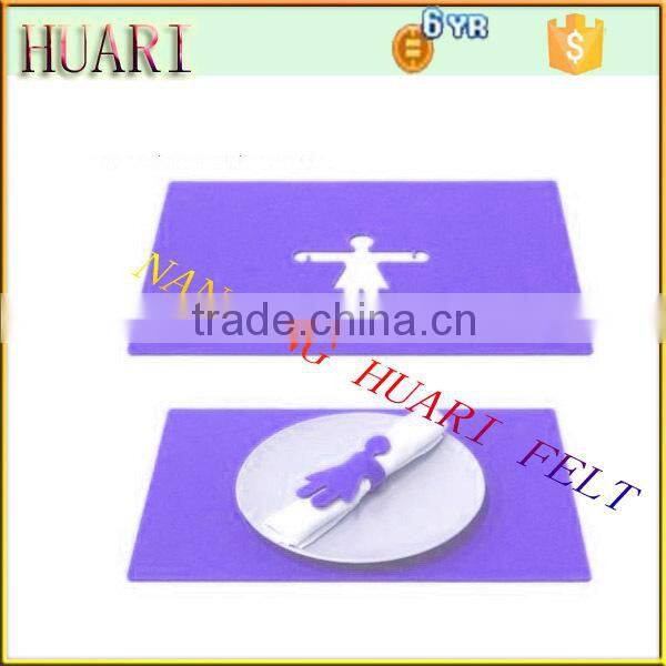 polyester felt coaster /felt cup placemat