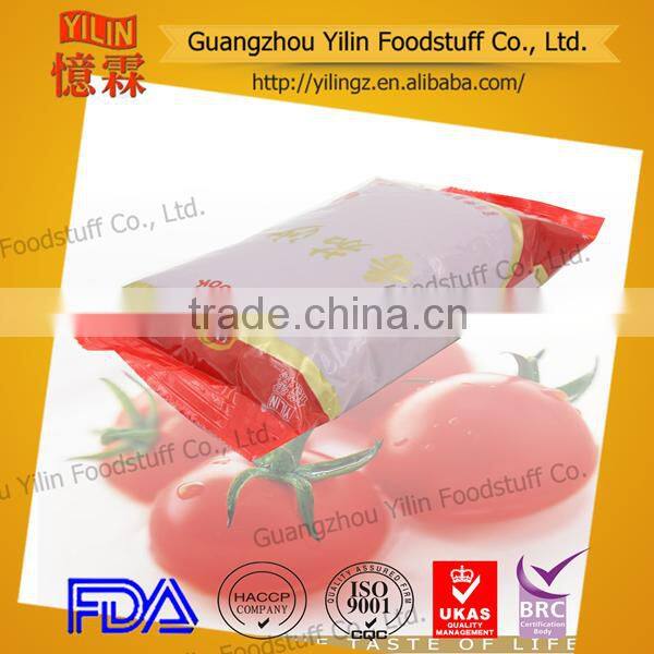 1kg bag package hot selling wholesale bulk ketchup type tomato sauce