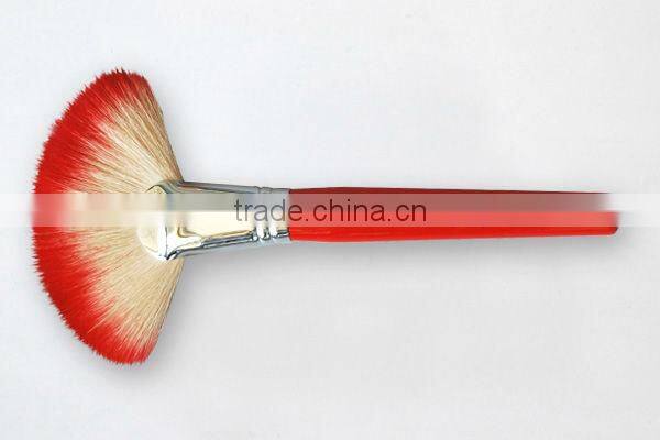 high quality large makeup fan brush,make up fan brush