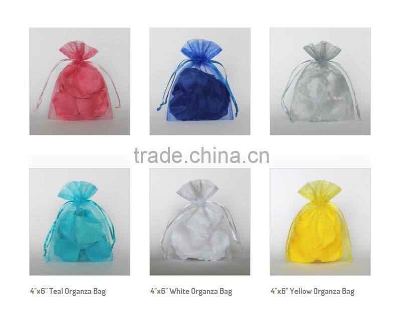 China Wholesale 4'' x 6'' Emerald Organza Bag