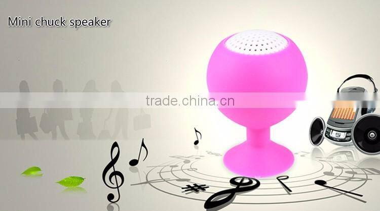 mini best loud waterproof suction cup external speaker for mobile phone