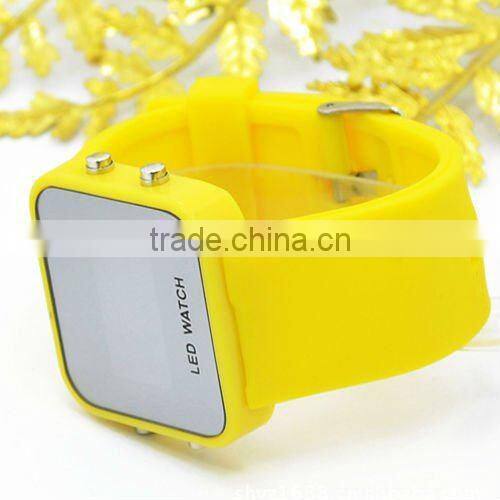 Hot sale Silicone digital LED colorful watch(SW-037)