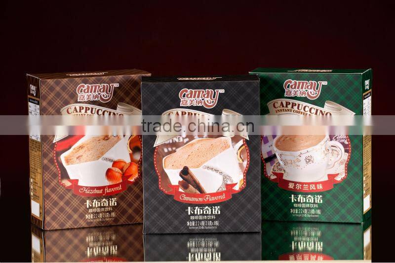 Hazelnut flavored Cappuccino