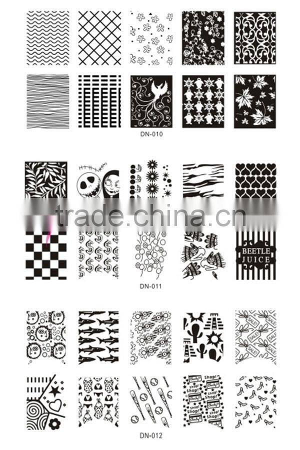 big 6*12cm nail art image plate,stamping nail art image plate