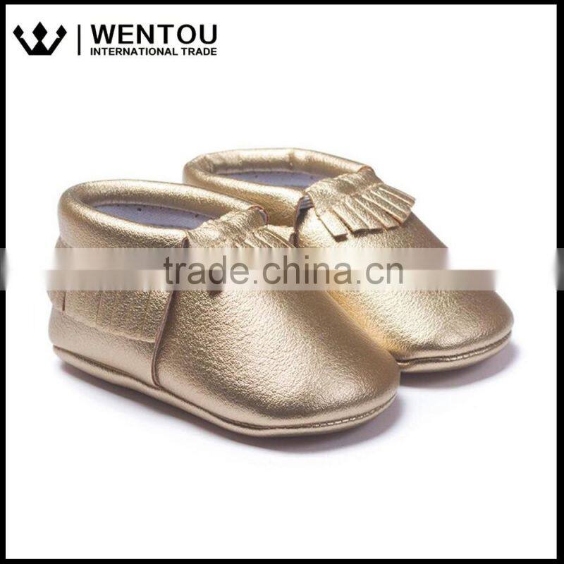 Baby Tassels Soft Sole Leather Infant Toddler Moccasins