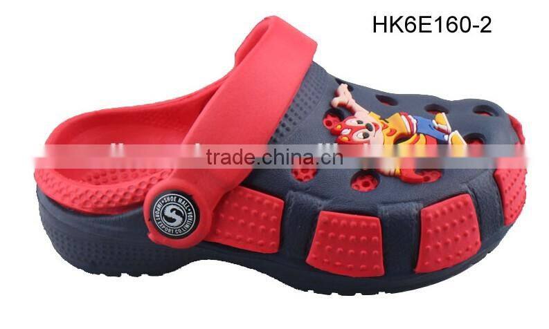 2016 Double layer colorful printing upper Kids clogs, Anti Skiding Dots clogs